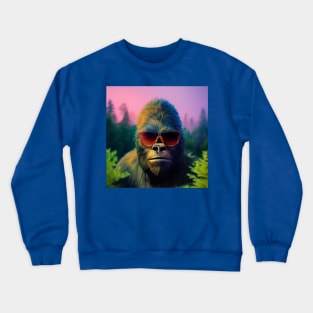 Dope Sasquatch in Nature Crewneck Sweatshirt